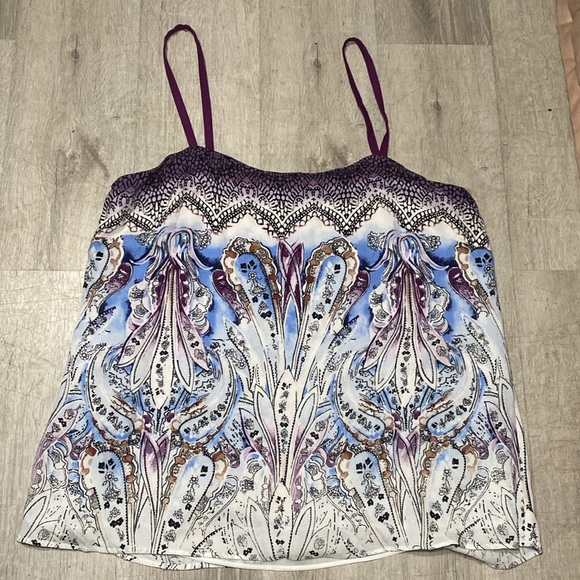 White House Black Market Tops - White House Black Market Paisley Cami